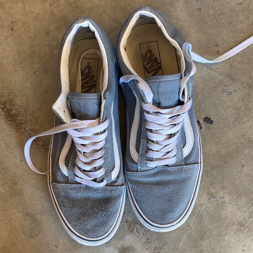 Vans Classic dark sea foam green and White Lace-Up Shoes
